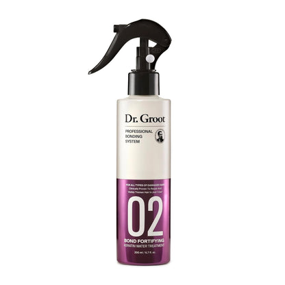 Dr. Groot Bond Fortifying Keratin Treatment, Clinically Proven for Repair and Thickening of Dry, Thin, Damaged Hair - Hair Mask, Glass Hair Effect, Korean Professional Bonding System